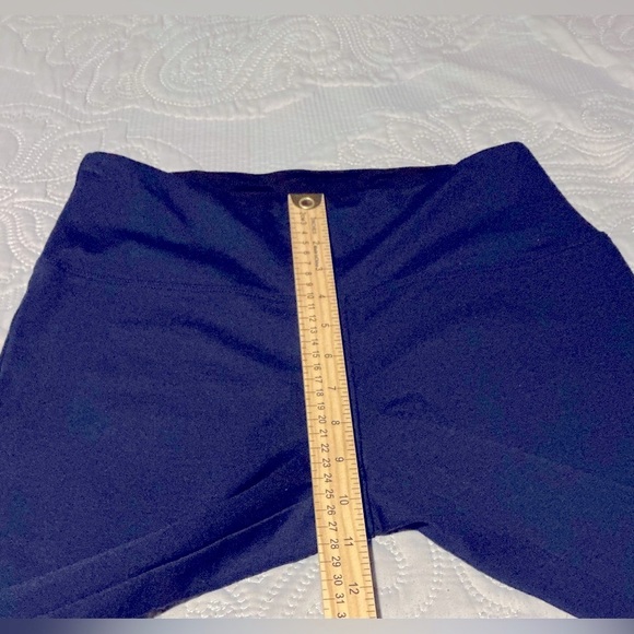 Black Elastic Waist Full-Length Leggings navy - Picture 5 of 7